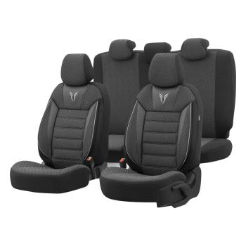 Auto Sitzbezug Set Universal Vorne und Hinten Komfortabel Komplett Set